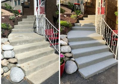 Stairs Rubber Crumb Paving