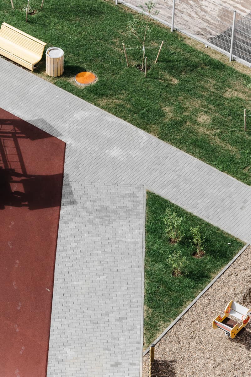 Municipal Strata rubber paving